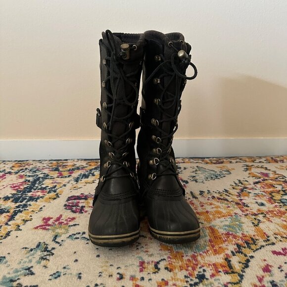 Sorel Womens Sorel Conquest Carly Boots Size 7.5 Waterproof Full Grain Leather - Picture 4 of 9